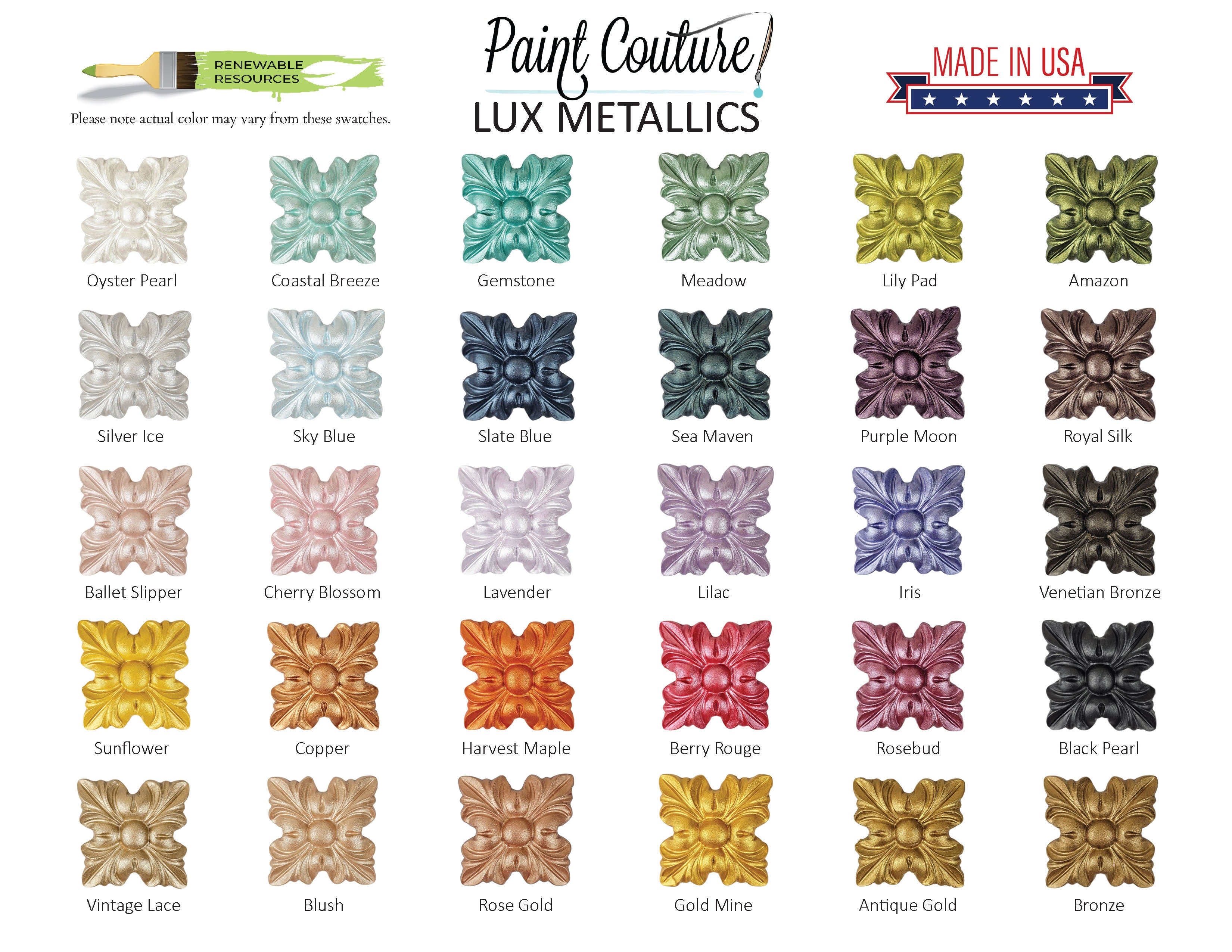 Lux Metallic Paint – Paint Couture