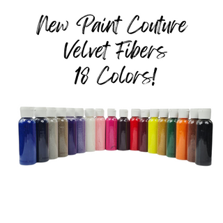 Gray Velvet Fibers by Paint Couture