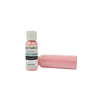Baby Pink Velvet Fibers by Paint Couture