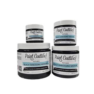 Black Embossing Medium Texture Paint Couture