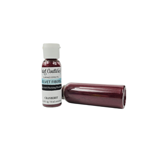 Cranberry Velvet Fibers by Paint Couture