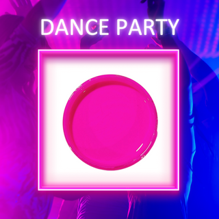 Dance Party Pink Neon Paint