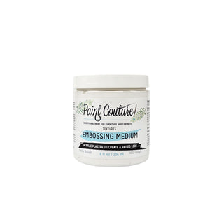 White Embossing Medium Texture Paint Couture