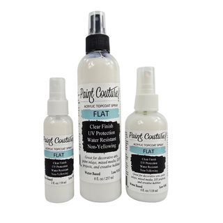 Clear Acrylic Spray Flat by Paint Couture