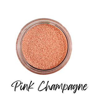 Pink Champagne German Glass Glitter