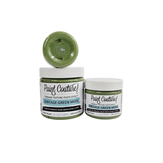 Vintage Green Moss Terrain Texture Paste Effect
