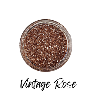 Vintage Rose German Glass Glitter
