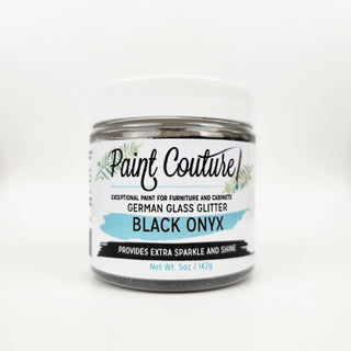 Black Onyx German Glass Glitter