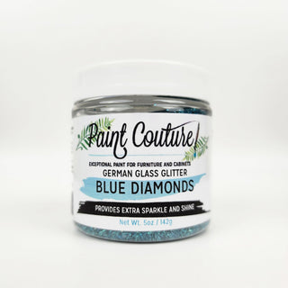 Blue Diamonds German Glass Glitter