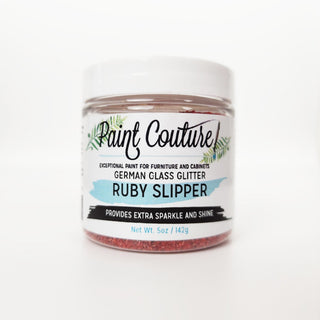Ruby Slipper German Glass Glitter